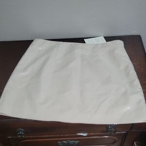 A New Day Cream Pencil Mini Skirt Casual